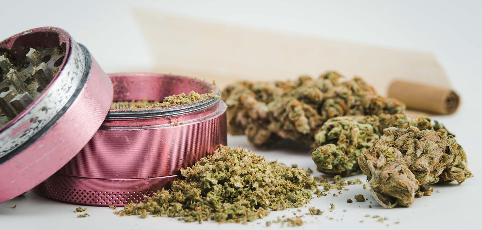 photo of weed being grinded in a grinder. order weed online in canada from the #1 online dispensary.