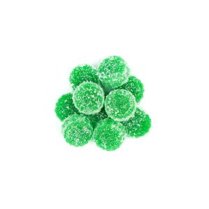 Buy One Stop – Sour Green Apple THC Gummies 500mg online Canada