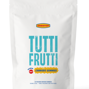 Buy One Stop – Tutti Frutti 1:1 Gummies 500mg online Canada
