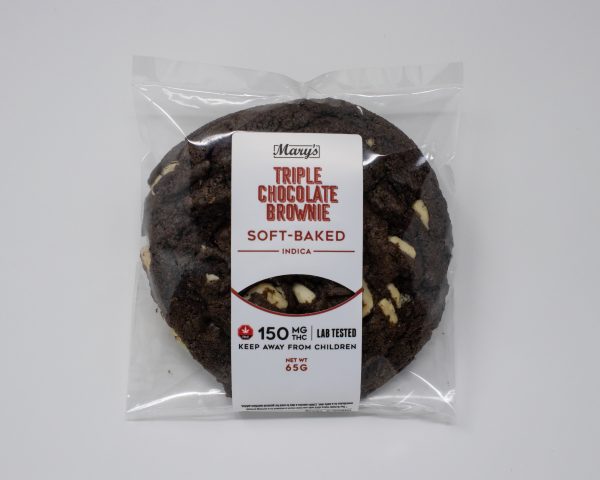 Buy Mary’s Medibles – Triple Chocolate Brownie 150mg Indica online Canada
