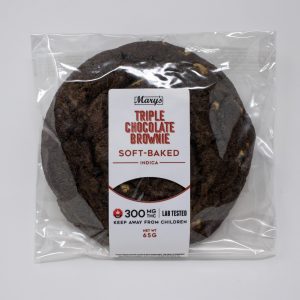 Buy Mary’s Medibles – Triple Chocolate Brownie 300mg Indica online Canada