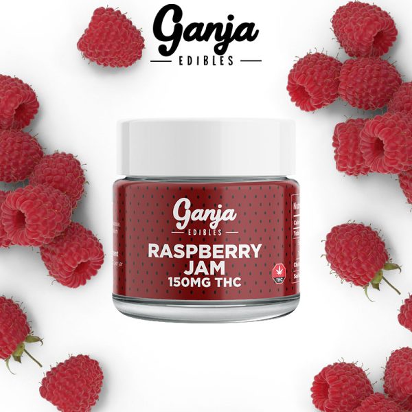 Buy Ganja Edibles – Raspberry Jam 150mg online Canada