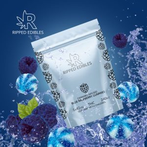 Buy Ripped Edibles – Blue Raspberry 240mg THC online Canada