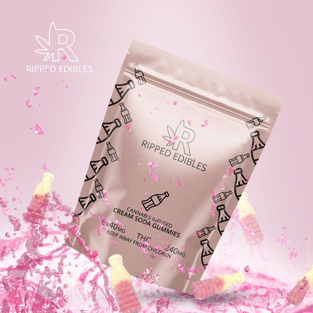 Buy Ripped Edibles – Cream Soda 240mg THC online Canada