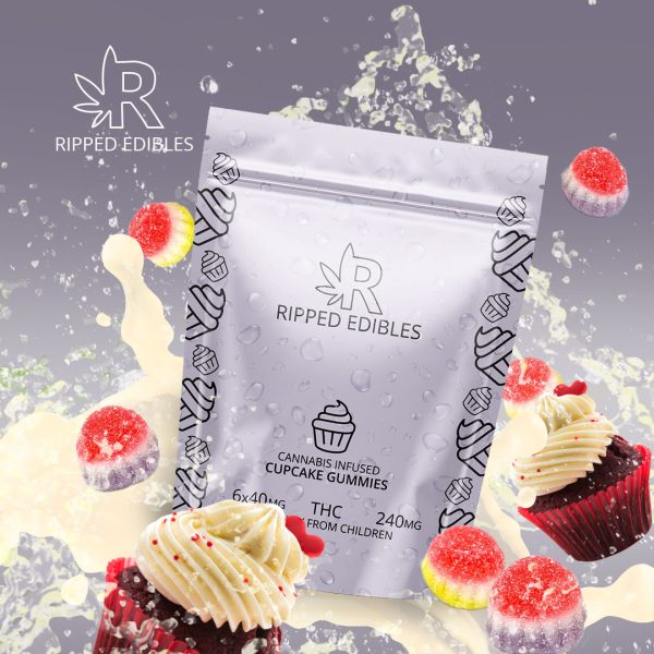 Buy Ripped Edibles – Cupcake 240mg THC online Canada