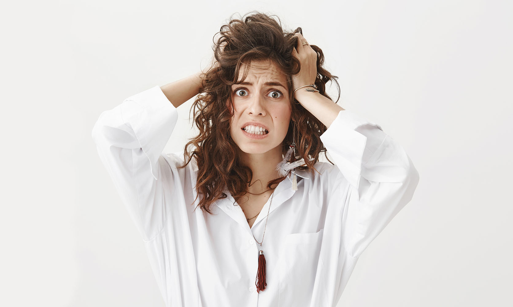 Very stressed woman in need of the best sativa strains for anxiety & depression. Buy weed online.