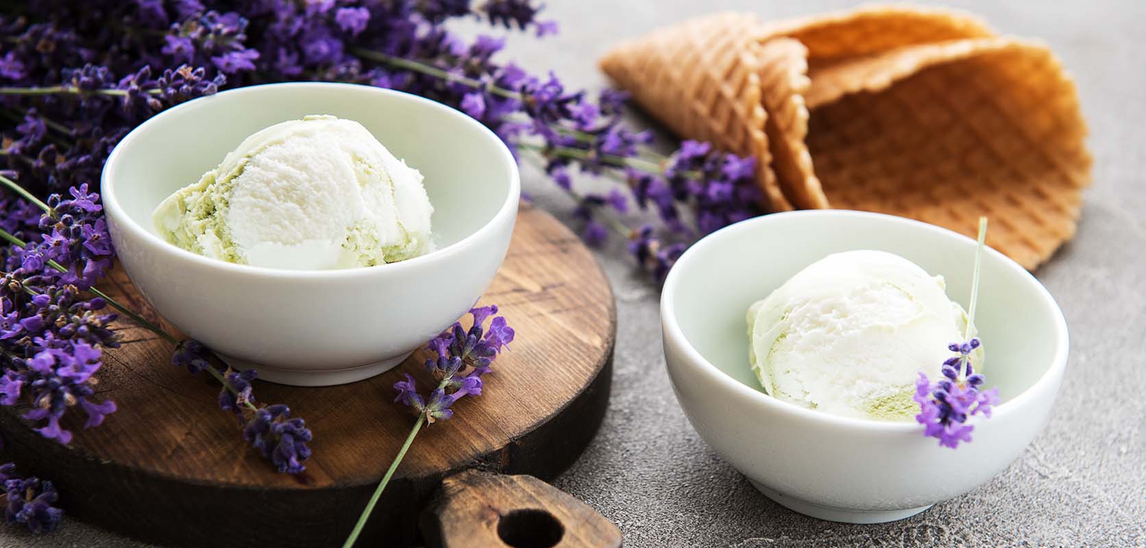Image of vanilla ice cream in bowls. buy weeds online. mail order weed canada. weed online