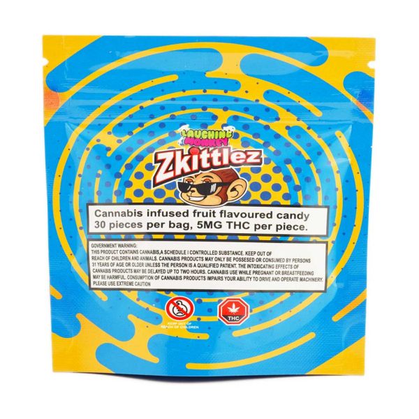 Buy Laughing Monkey – Tangy Tropical Zkittlez 150mg THC online Canada