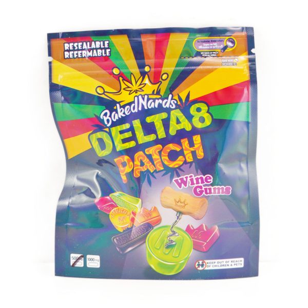 Buy Baked Nards – Delta 8 Patch Wine Gums 500mg THC online Canada