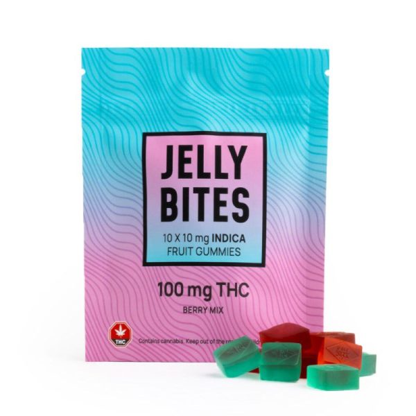 Buy Jelly Bites – Berry Mix 100mg THC (Indica) online Canada