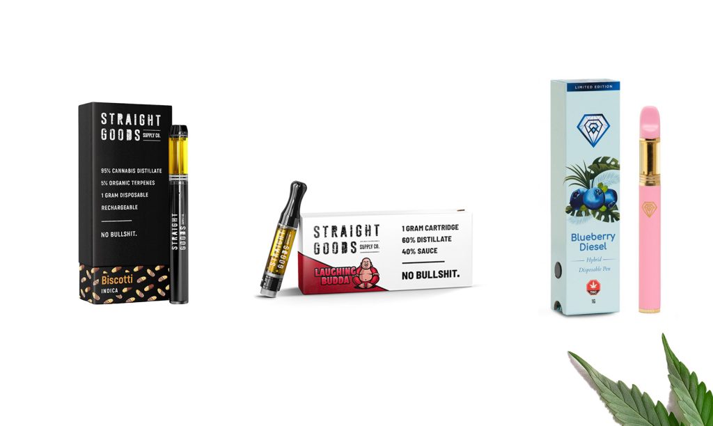 disposable vape pens and THC carts from online weed dispensary