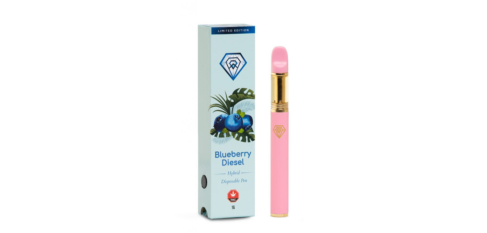 Diamond Concentrates Blueberry Diesel disposable vape pens for sale online. buy weed vapes canada. thc distillate.