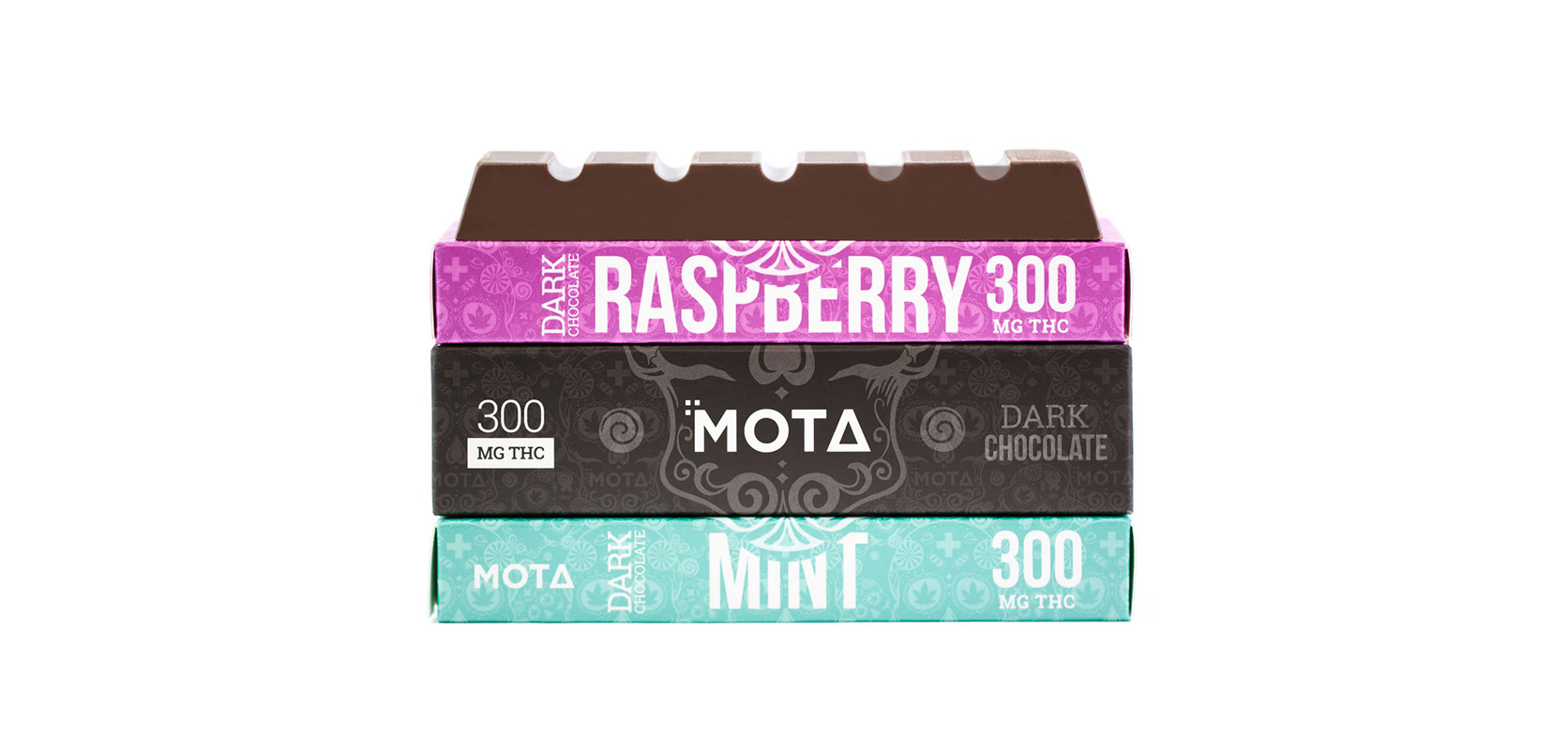 MOTA weed edibles Dark Weed Chocolate Bar. buy edibles from dispensary for weed online Canada.