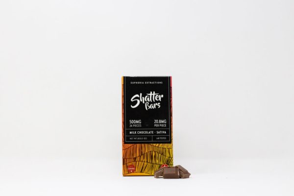 Buy Euphoria Extractions – Shatter Bars – Milk Chocolate (Sativa) online Canada