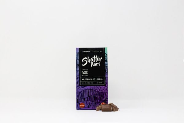 Buy Euphoria Extractions – Shatter Bars – Milk Chocolate (Indica) online Canada