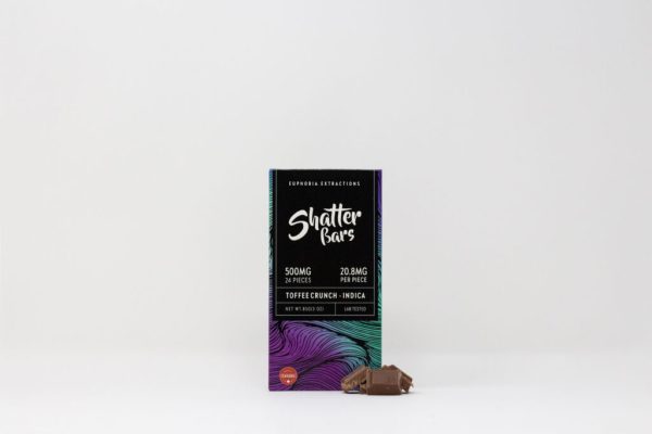 Buy Euphoria Extractions – Shatter Bars – Toffee Crunch (Indica) online Canada