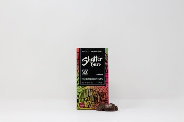 Buy Euphoria Extractions – Shatter Bars – Vegan Dark Chocolate (Sativa) online Canada