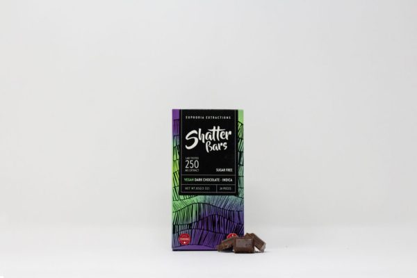 Buy Euphoria Extractions – Shatter Bars – Vegan Dark Chocolate (Indica) online Canada