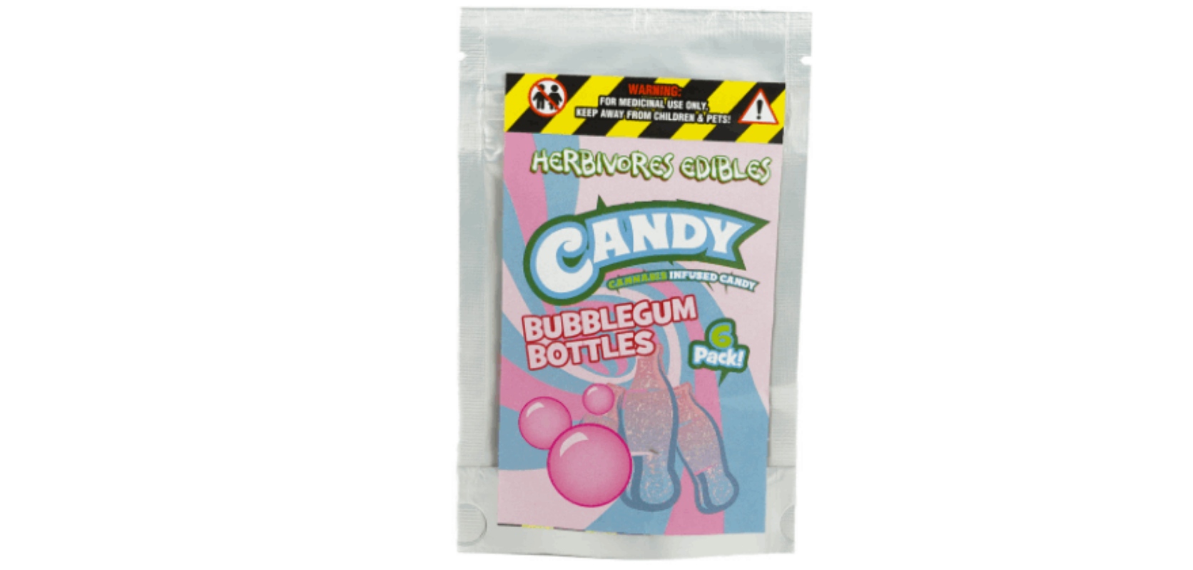 Taste the difference quality can make. Buy Herbivore Edibles’ Bubblegum Bottles from your friendly weed dispensary now!