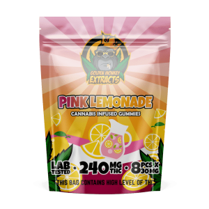Buy Golden Monkey Extracts – Pink Lemonade 240mg THC online Canada