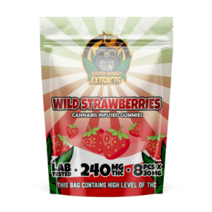 Buy Golden Monkey Extracts – Wild Strawberries 240mg THC online Canada