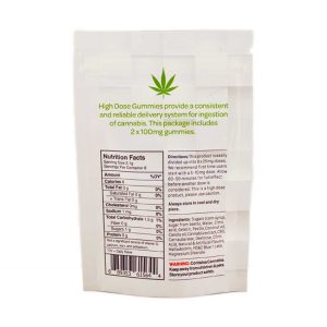 Buy High Dose Fruit Gummy – Sour Raspberry 200mg THC (Indica) online Canada