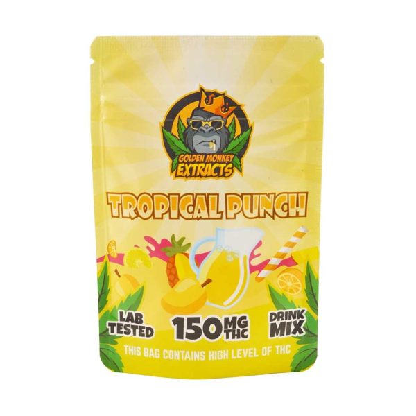 Buy Golden Monkey Extracts – Tropical Punch Drink Mix 150mg THC online Canada