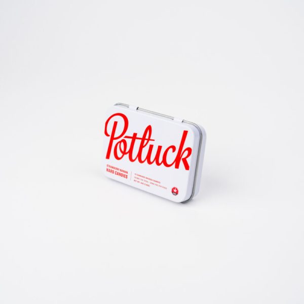 Buy Potluck Hard Candies – Strawberry Banana 300mg THC online Canada