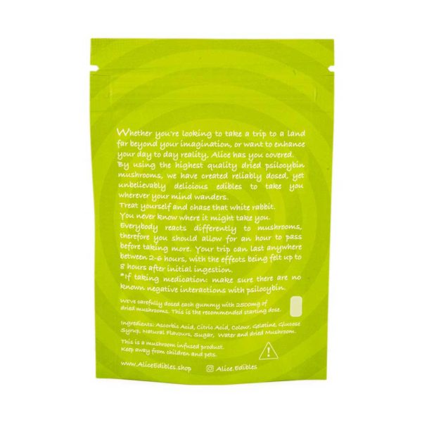 Buy Alice Psilocybin Mushroom Gummy – Green Apple 2500mg online Canada