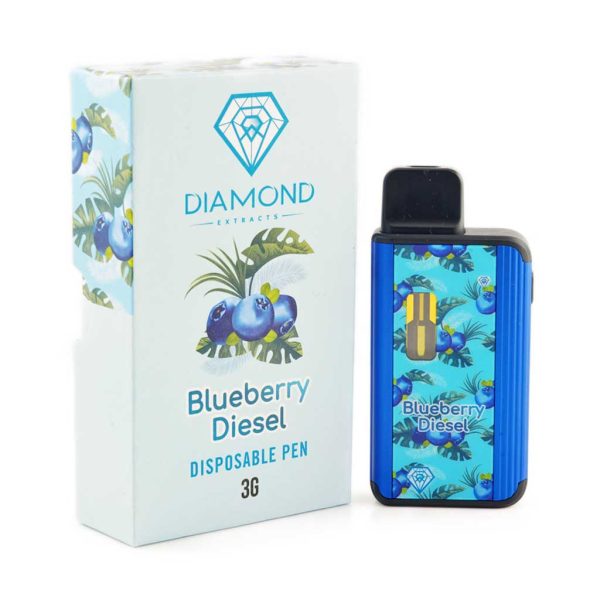 Buy Diamond Concentrates – Blueberry Diesel 3G Disposable Pen online Canada