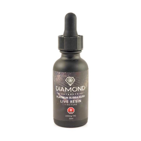 Buy Diamond Concentrates – 1000mg THC Tincture – Platinum Bubba Kush Live Resin online Canada