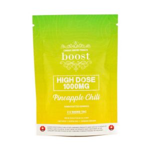 Buy Boost Edibles – High Dose Pineapple Chili 1000mg THC online Canada