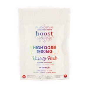 Buy Boost Edibles – High Dose Variety Pack 1500mg THC online Canada