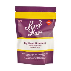 Buy King Louis Edibles – Big Heart Gummies 150mg THC online Canada
