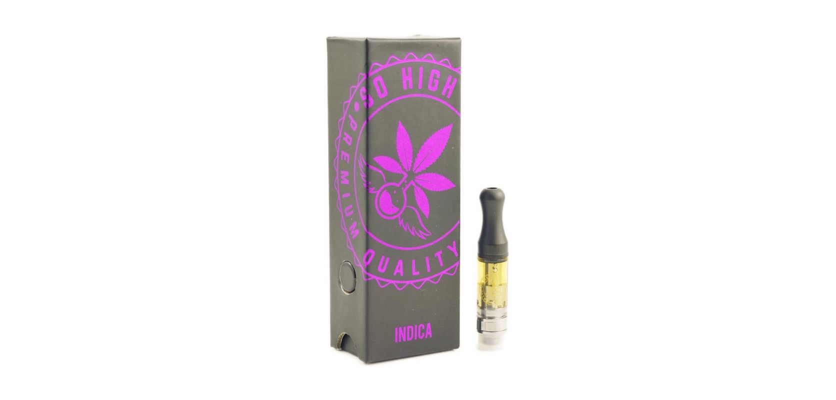The So High Extracts Premium Vape 0.5ML THC - Blood Orange (Indica) is a delectable vape cart featuring a powerful sedative hybrid famous for its relaxing effects. 