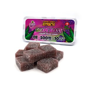 Buy Golden Monkey Extracts – Grape Blast Gummy 500mg THC online Canada