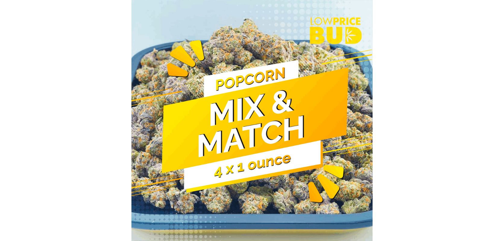 This popular snack is made with organic popcorn, coconut oil, real butter, and cannabis concentrate.