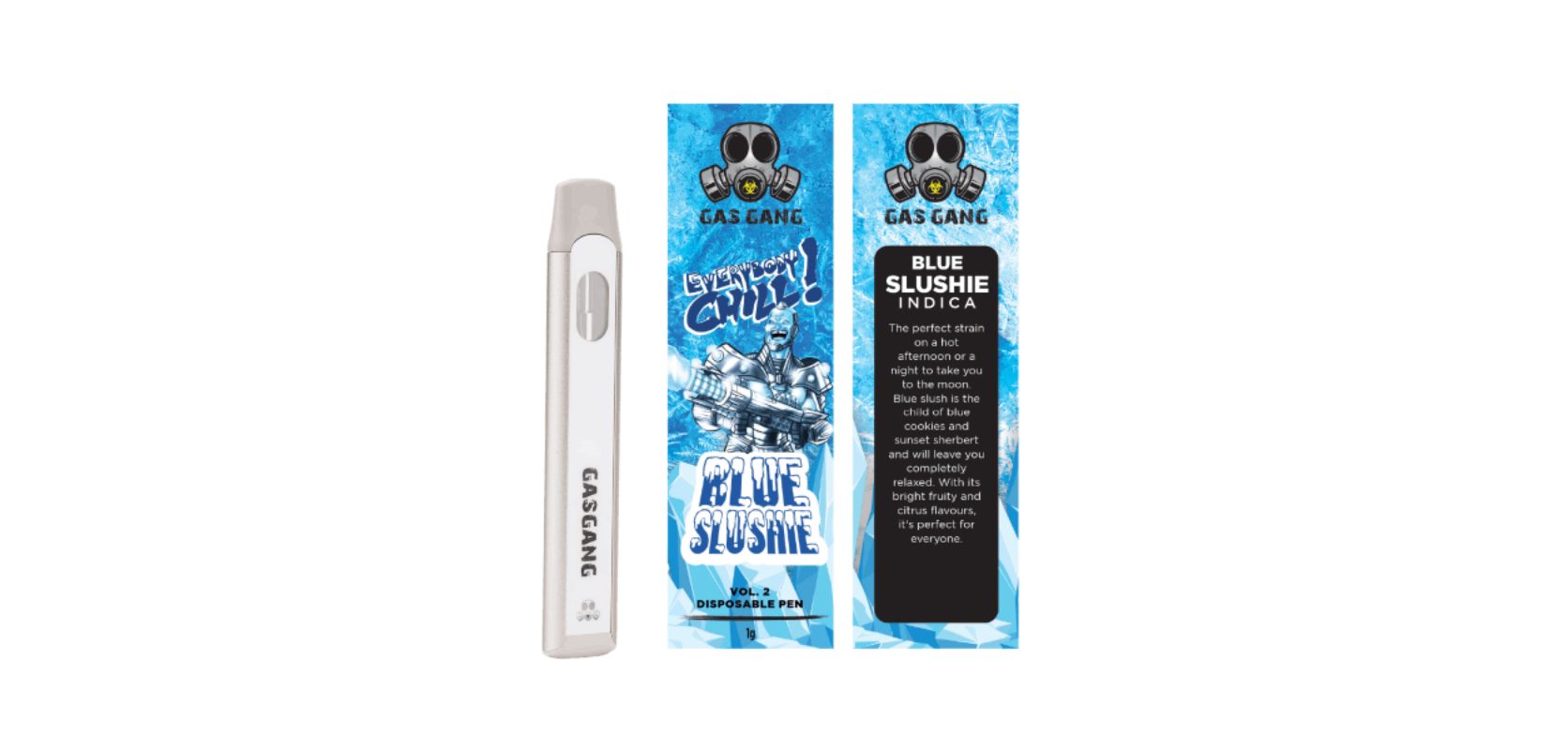 The Gas Gang – Blue Slushie Disposable Pen is one of the best bulk THC vape pens in Canada, and here is why. 
