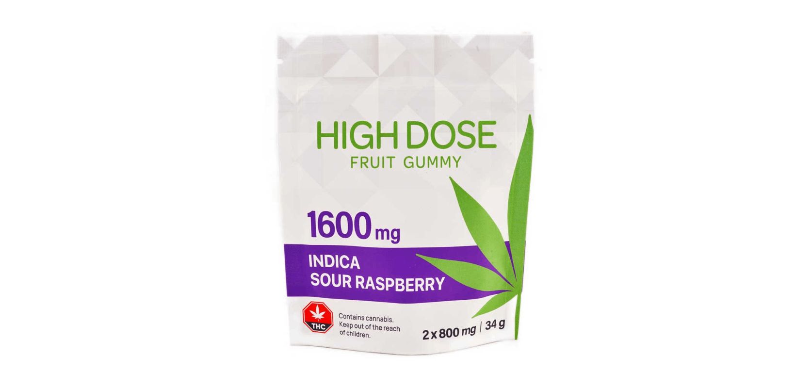 The High Dose Fruit Gummy – Sour Raspberry 1600mg THC (Indica) is an excellent product that is easy to use, convenient, discreet, and effective, just like cannabis pills. 