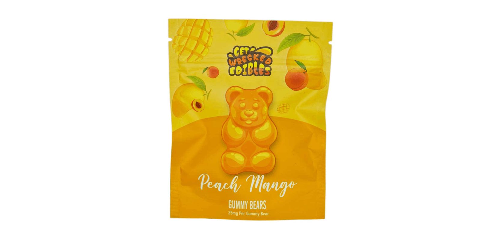 The Get Wrecked Edibles – Peach Mango Gummy Bears THC is a good alternative for THC capsules. How come? 