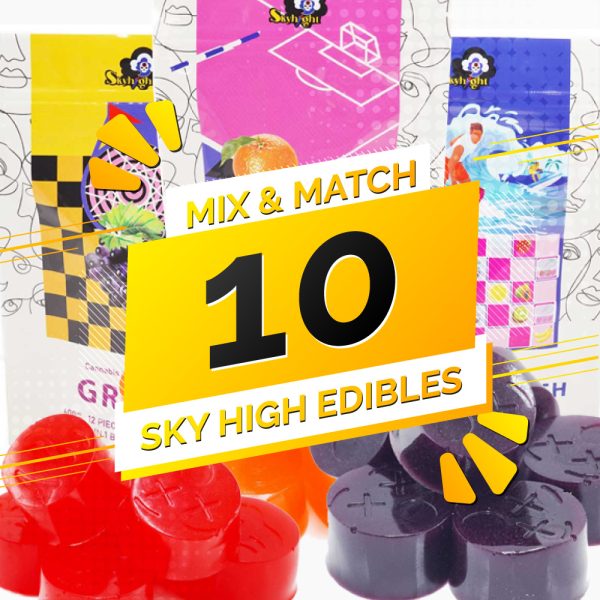 Buy Sky High Edibles – Mix and Match – 10 Pack online Canada