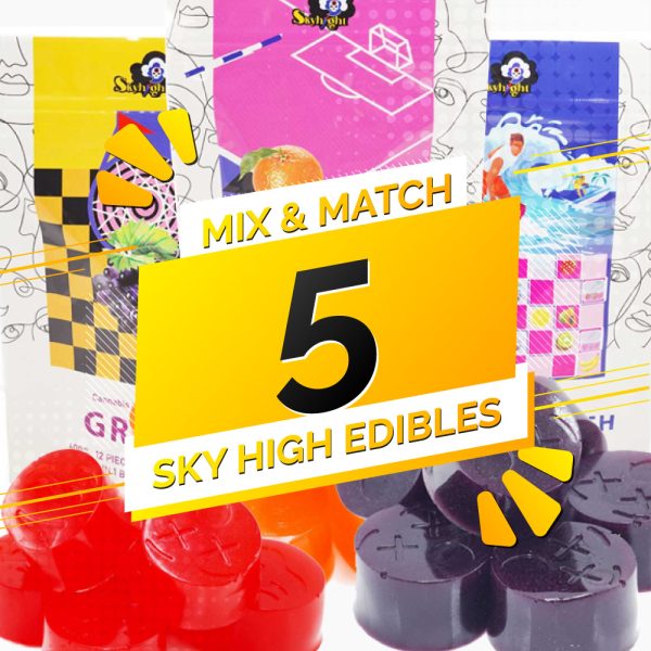 Buy Sky High Edibles – Mix and Match – 5 Pack online Canada