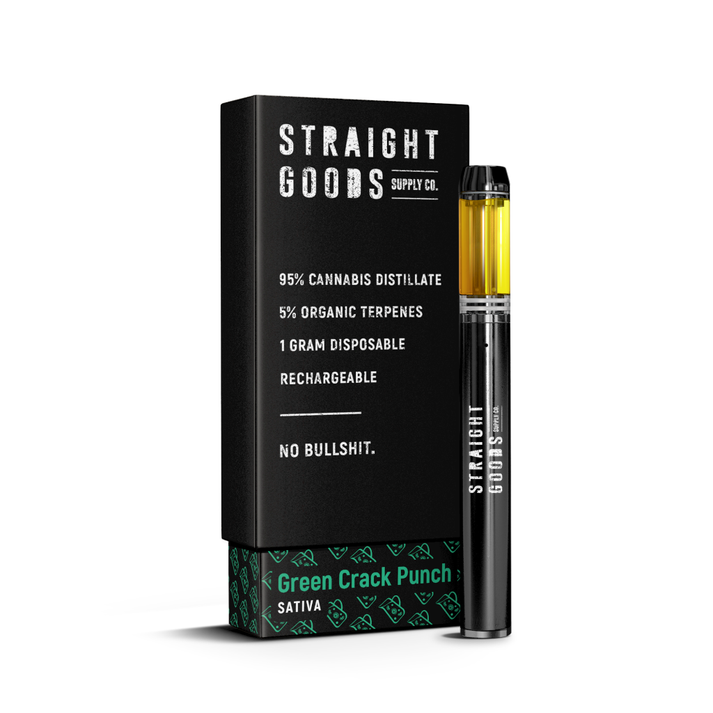 Straight Goods – Green Crack Punch Disposable (Sativa) Buy Straight Goods – Green Crack Punch Disposable (Sativa) online Canada