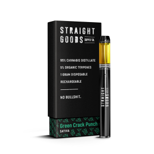 Buy Straight Goods – Green Crack Punch Disposable (Sativa) online Canada