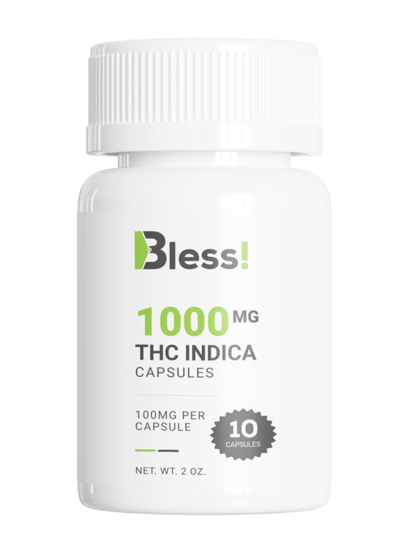 Buy Bless Softgel Capsules – 1000mg THC (Indica) online Canada