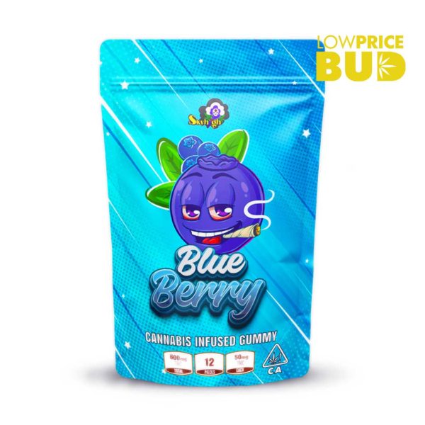 Buy Sky High Edibles – Blueberry Gummy 600mg THC online Canada