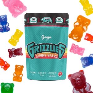 Buy Ganja Edibles – Grizzlies Gummy Bears 350mg THC online Canada