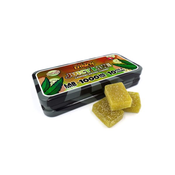 Buy Golden Monkey Extracts – High Dose 1000mg THC Gummy – Juicy Kiwi online Canada
