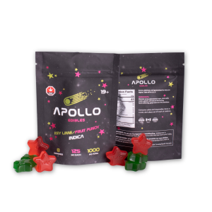 Buy Apollo Edibles – Key Lime/Fruit Punch Shooting Stars 1000mg THC Indica online Canada