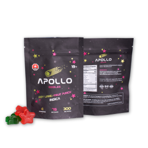 Apollo Edibles – Key Lime/Fruit Punch Shooting Stars 300mg THC Indica Buy Apollo Edibles – Key Lime/Fruit Punch Shooting Stars 300mg THC Indica online Canada